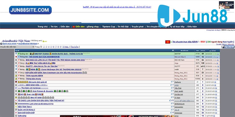 Đôi nét về diễn đàn cá độ bóng đá Asianbookie 