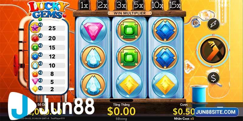 Top những Game Slot hay nhất luôn góp mặt trò chơi Lucky Gems